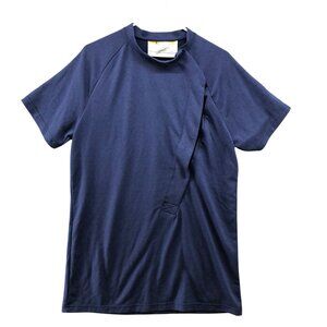 Dadware Baby Bonding T Shirt Mens M Blue Kangaroo Care Skin To Skin Short Sleeve